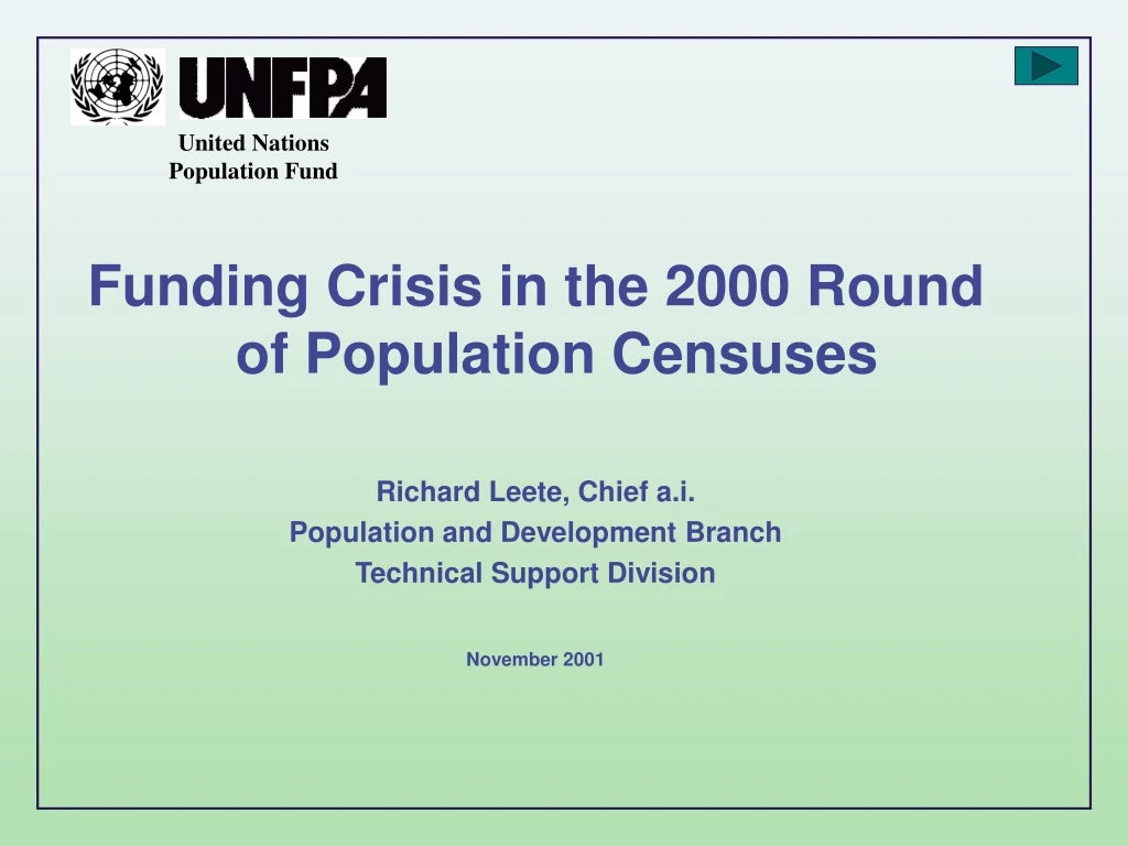 united nations population fund