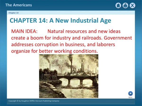 CHAPTER 14: A New Industrial Age