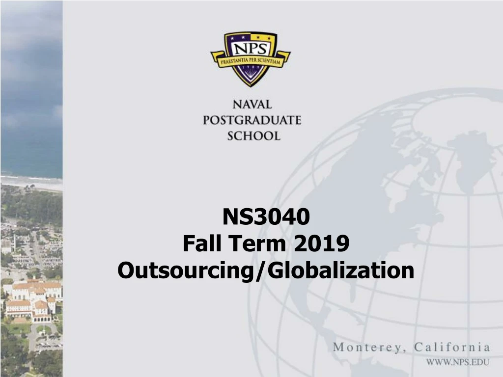 ns3040 fall term 2019 outsourcing globalization