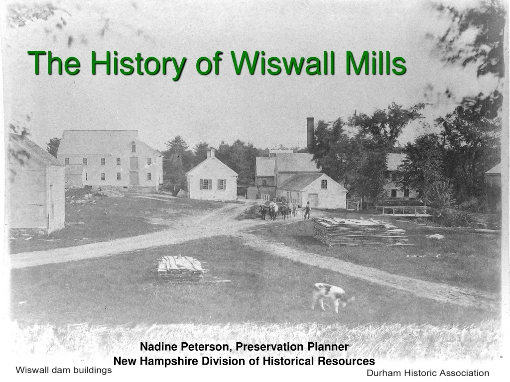 the history of wiswall mills