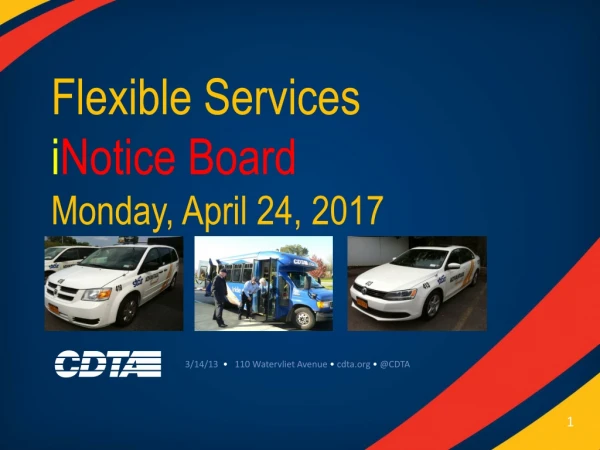 Flexible Services  i Notice Board Monday, April 24, 2017