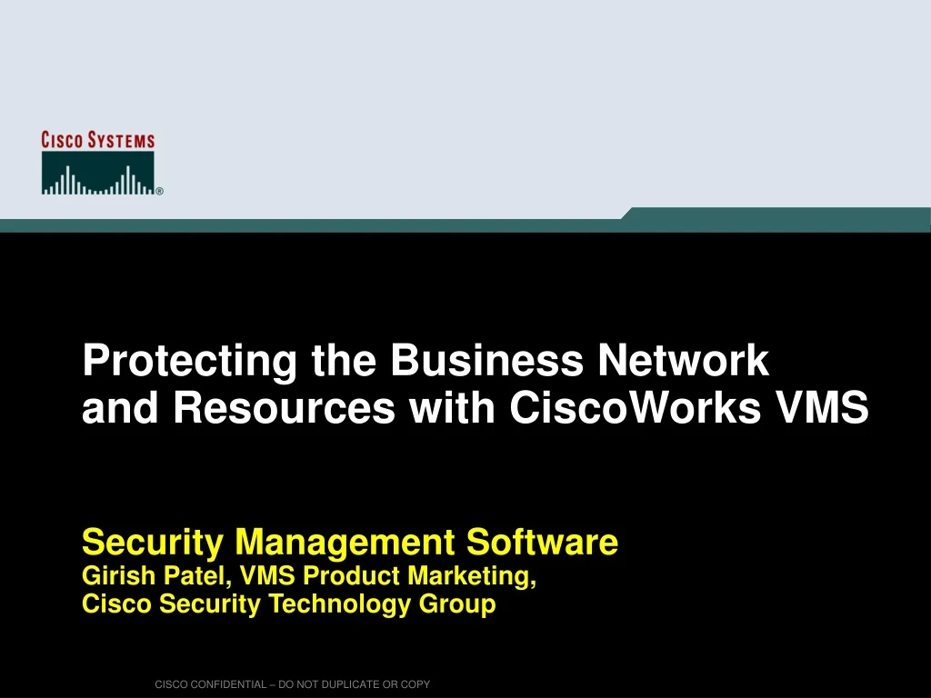 protecting the business network and resources