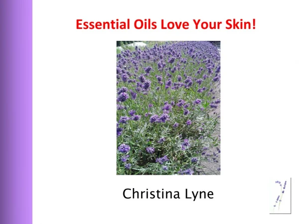 Essential Oils Love Your Skin!