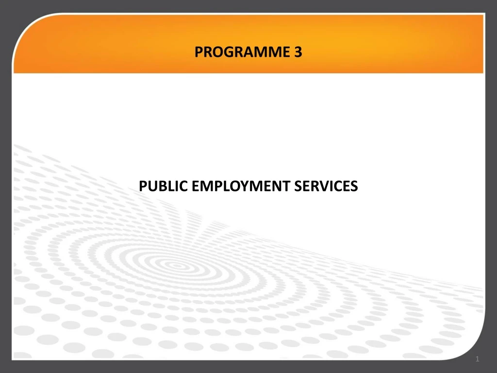 programme 3