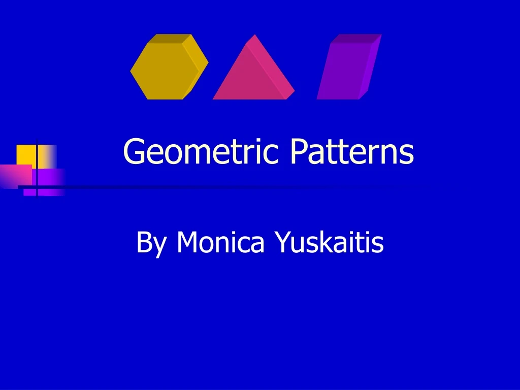 geometric patterns