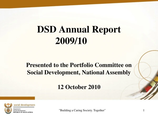 DSD Annual Report 2009/10