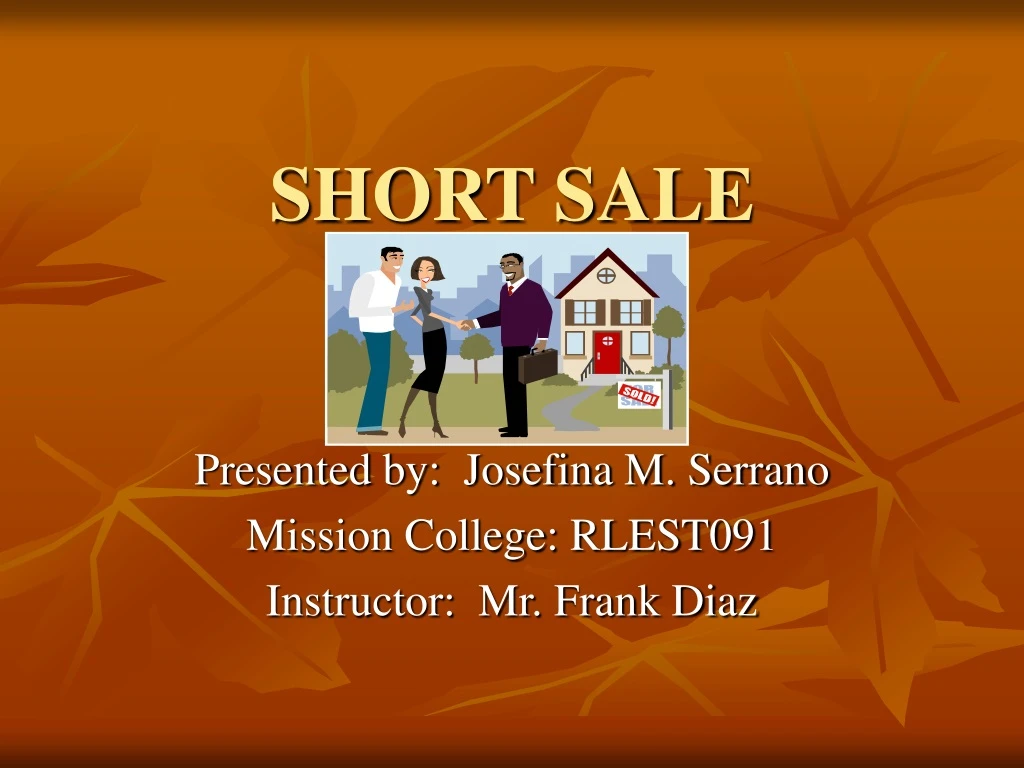 short sale