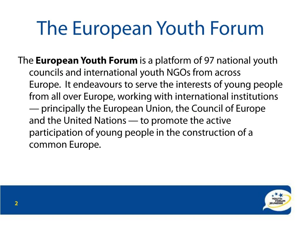 the european youth forum
