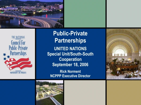 Why Use Public-Private Partnerships?