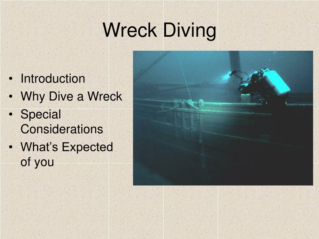 wreck diving