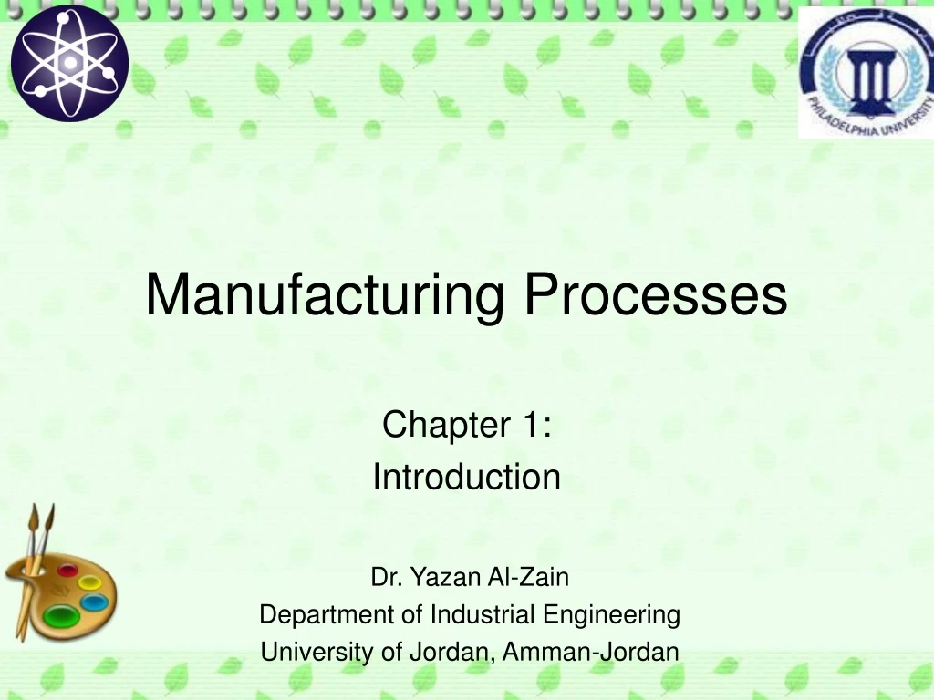 manufacturing processes