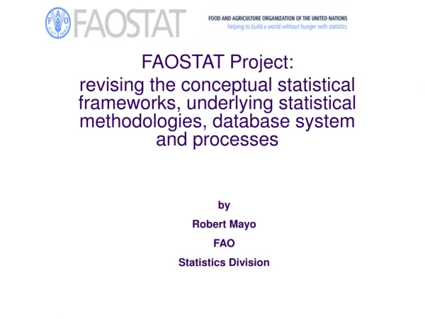 FAOSTAT Project:
