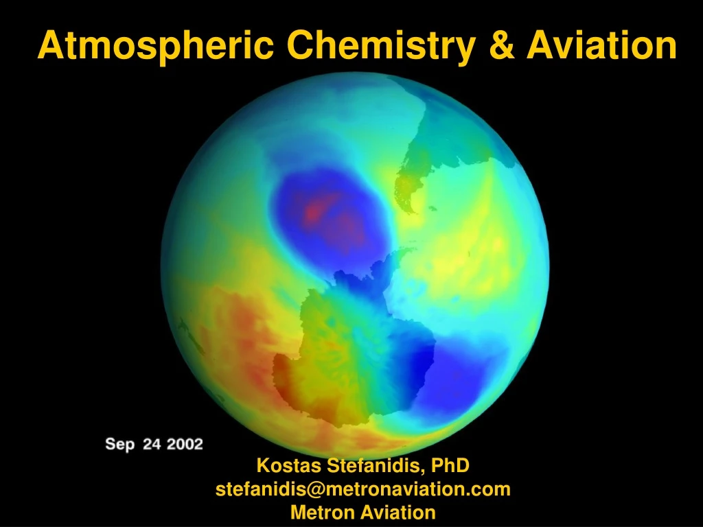 atmospheric chemistry aviation