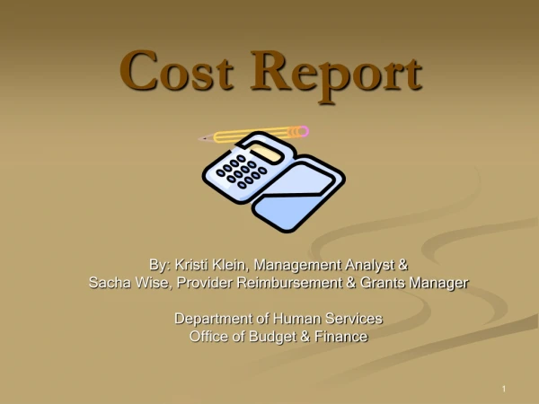 Cost Report