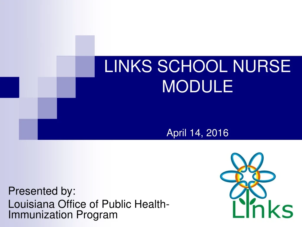 links school nurse module april 14 2016