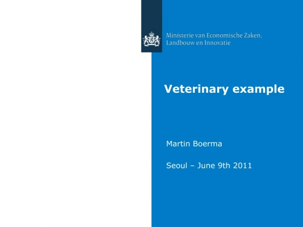 Veterinary example
