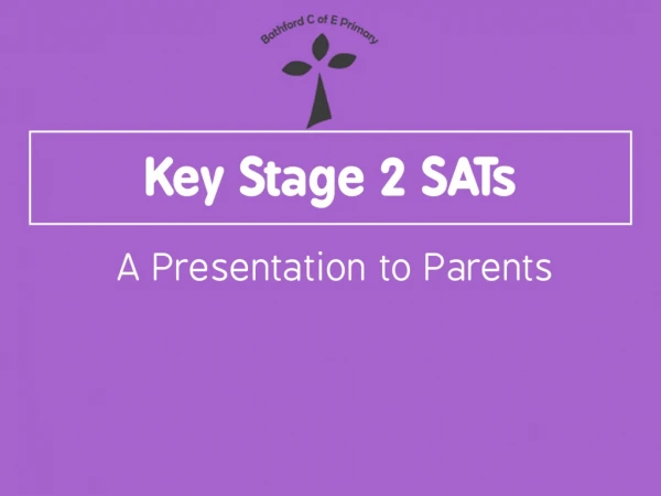 Key Stage 2 SATs