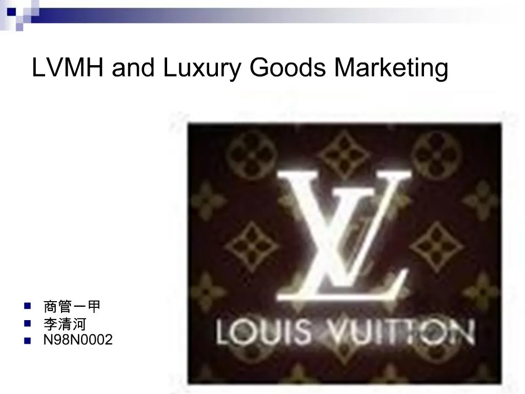 Diversification into luxury goods. Agenda Luxury Industry Moet Hennessy Louis  Vuitton - LVMH SWOT Competitor Analysis Short& long Recommendations. - ppt  download