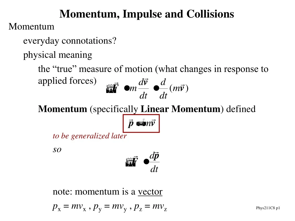 momentum impulse and collisions