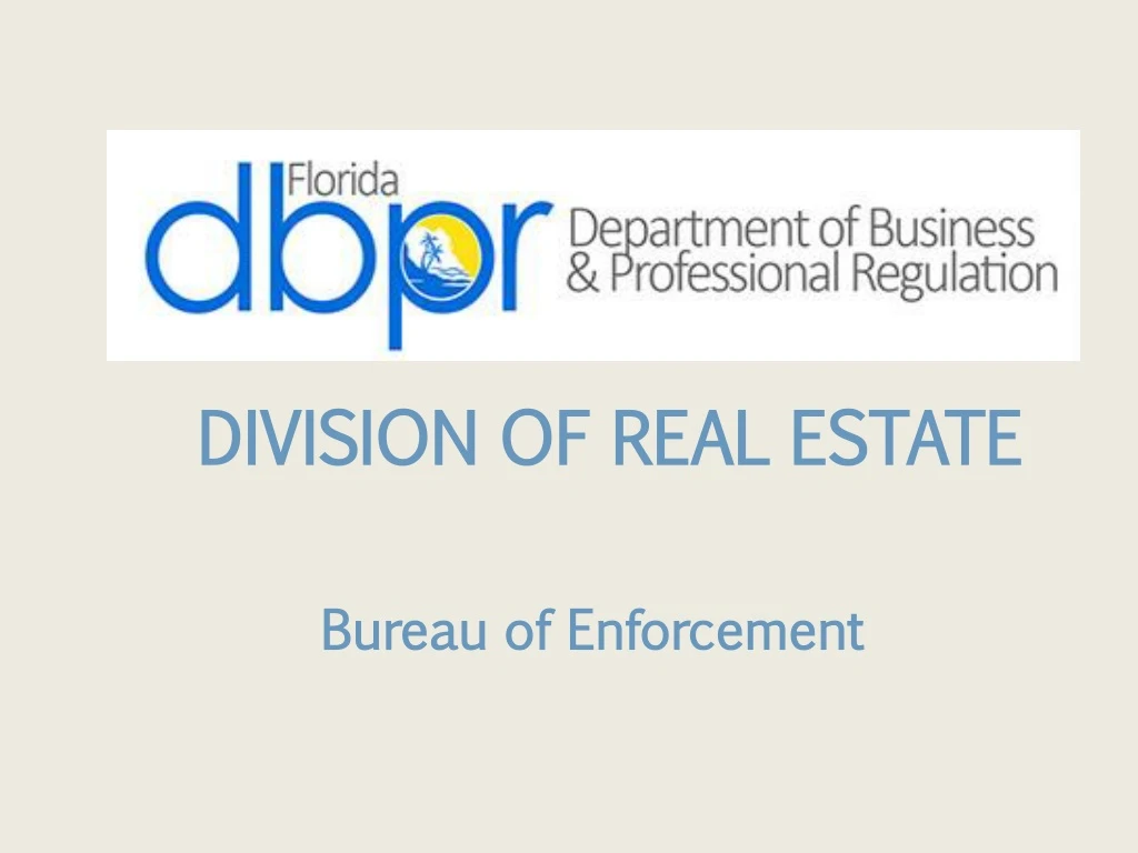 division of real estate