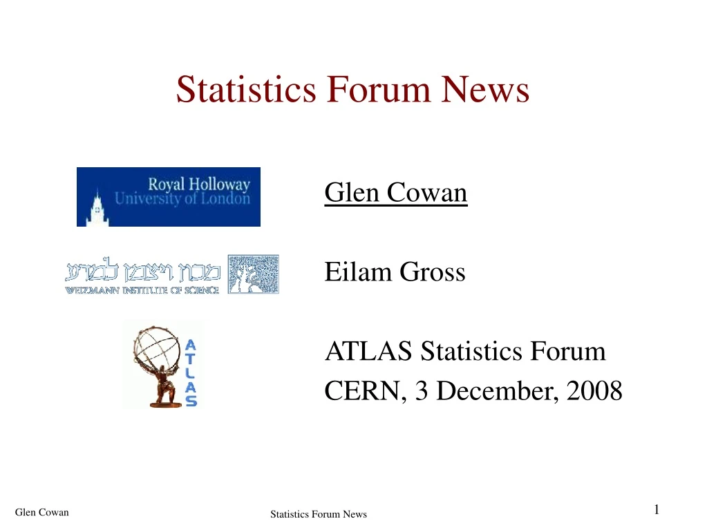 statistics forum news