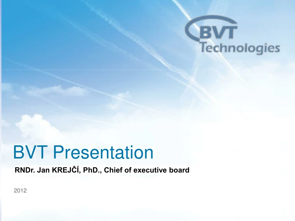 bvt presentation