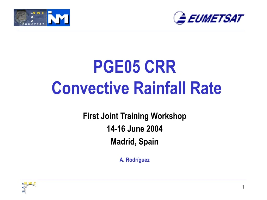 pge05 crr convective rainfall rate