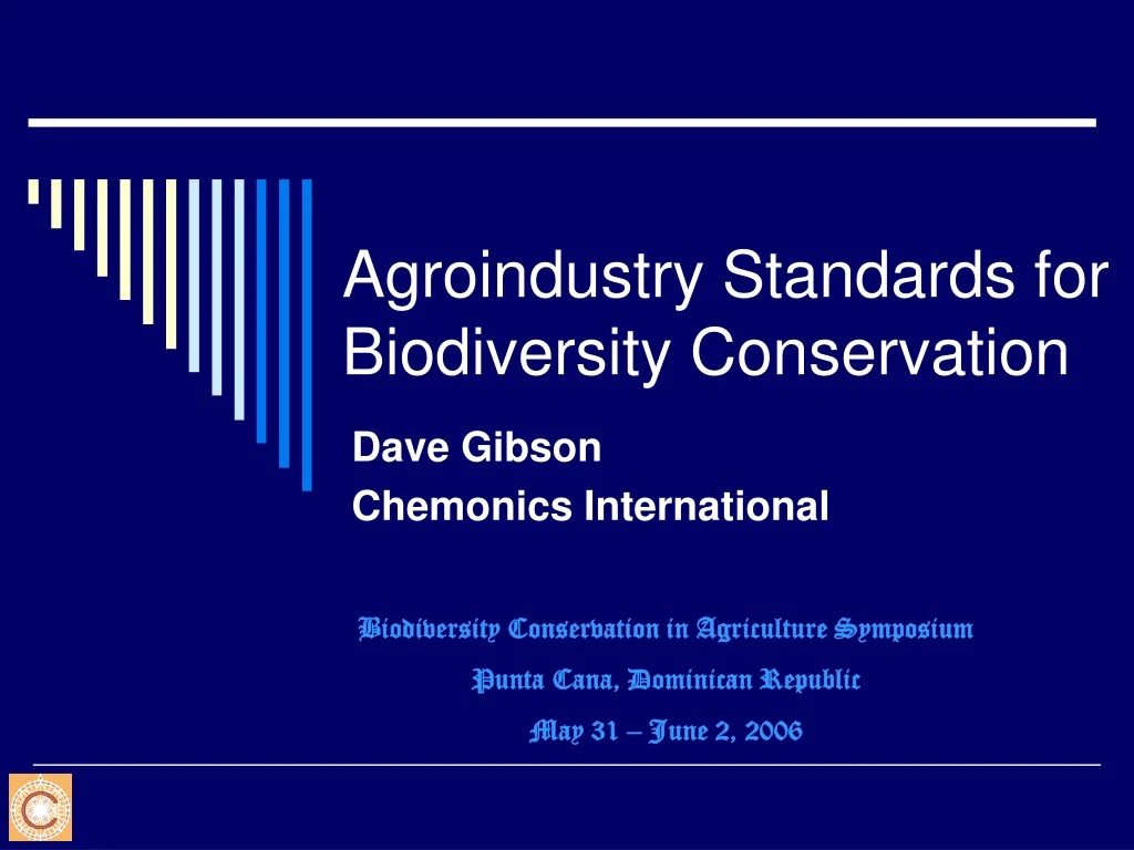 agroindustry standards for biodiversity conservation