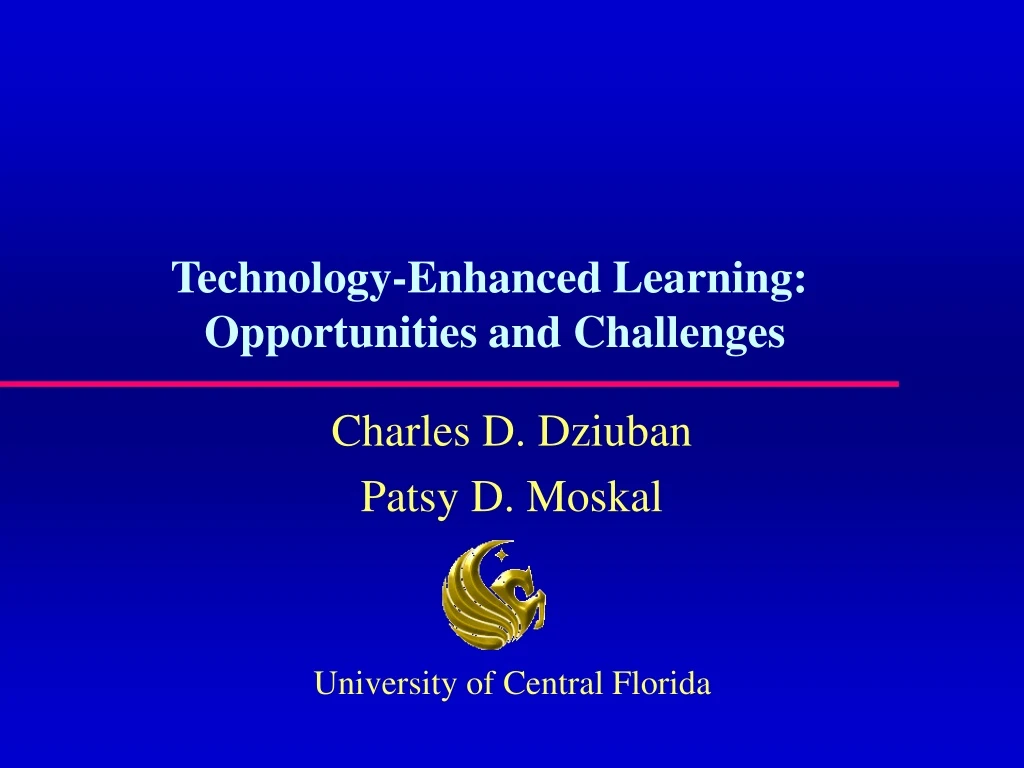 technology enhanced learning opportunities and challenges