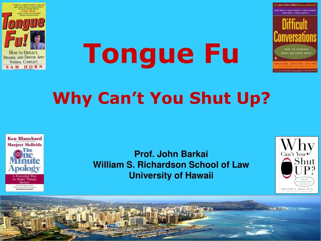 prof john barkai william s richardson school of law university of hawaii