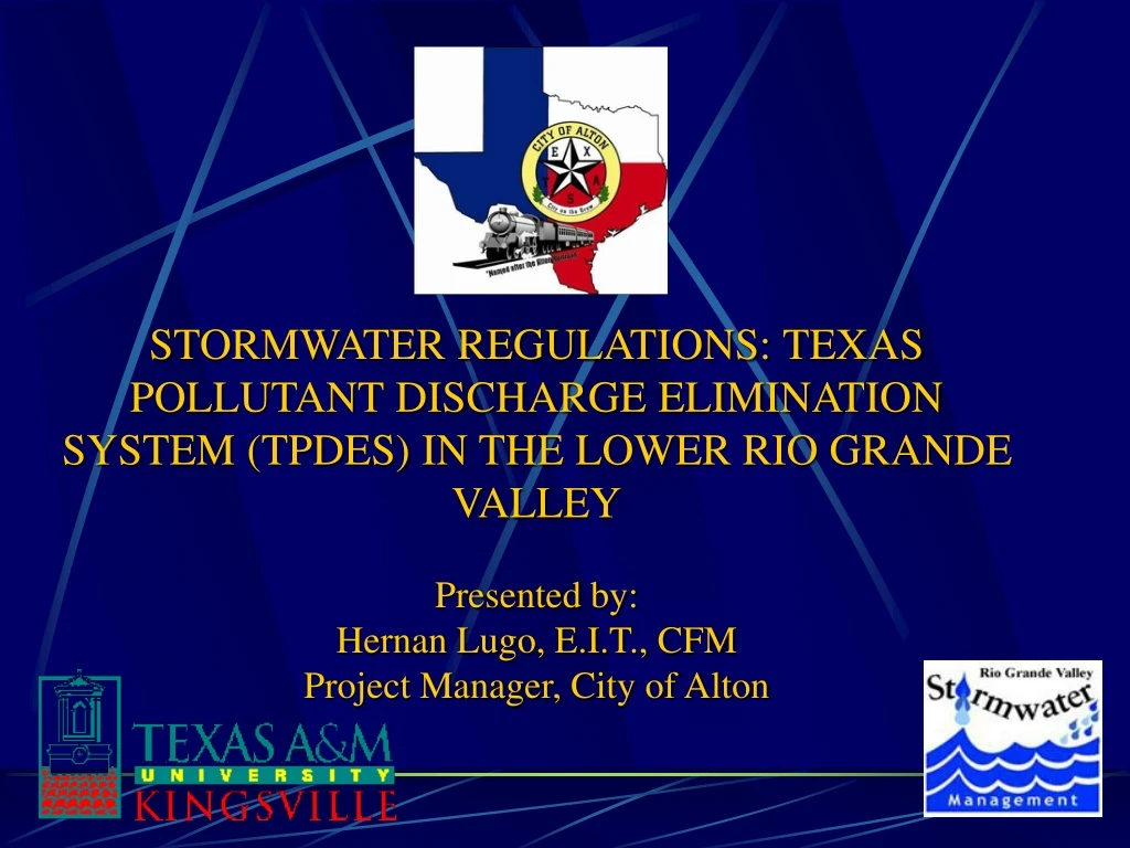 stormwater regulations texas pollutant discharge