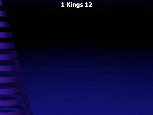 1 Kings 12