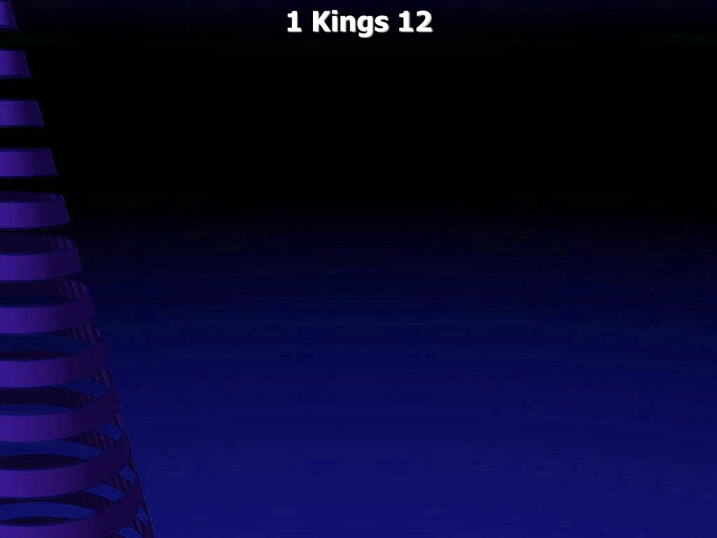 1 kings 12