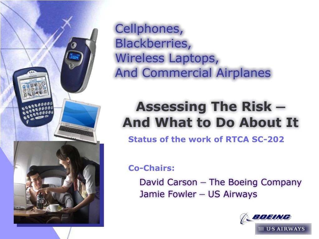 status of the work of rtca sc 202 co chairs