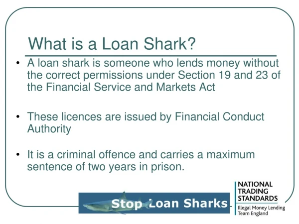 What is a Loan Shark?