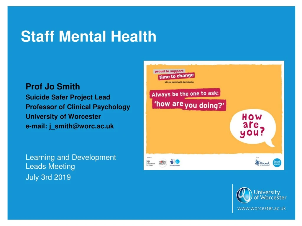 staff mental health