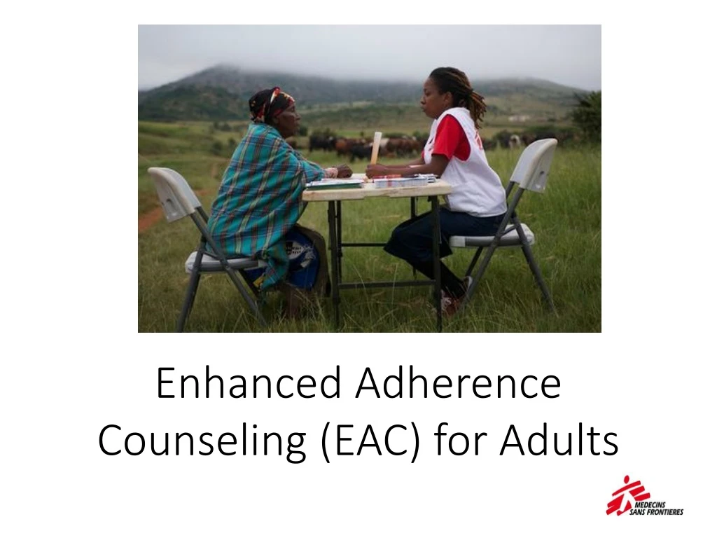 enhanced adherence counseling eac for adults