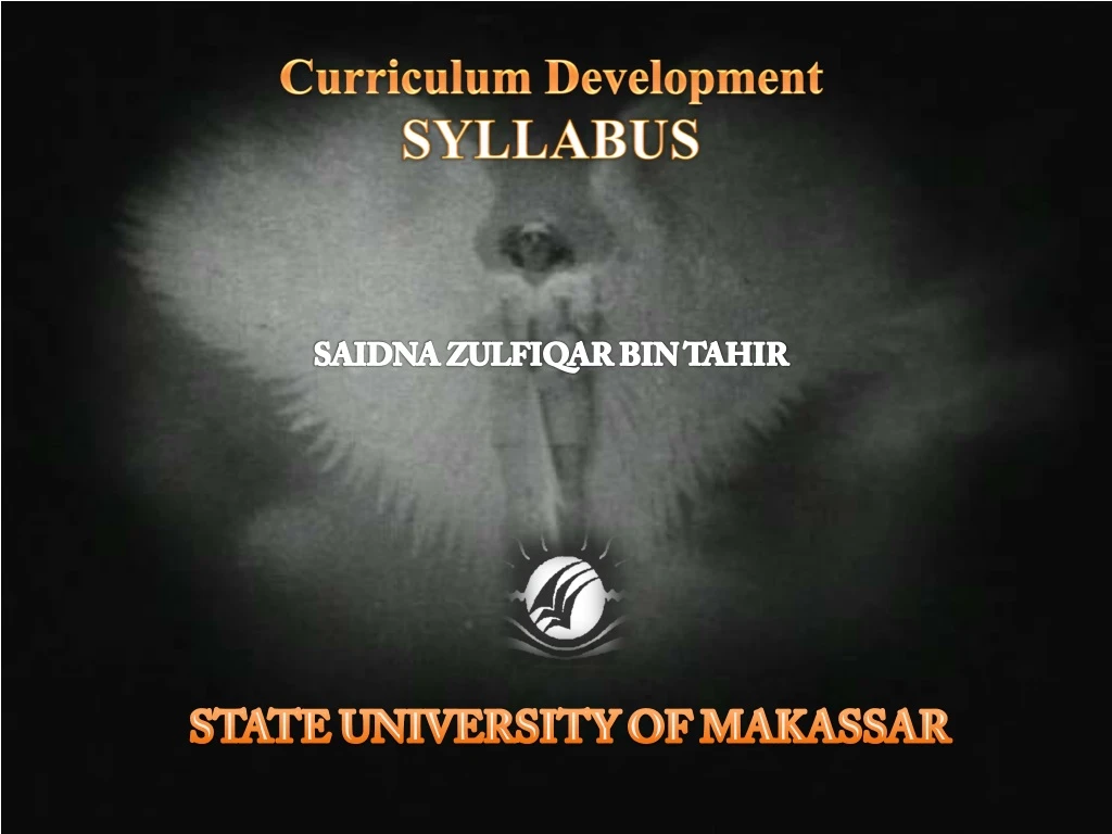 curriculum development syllabus