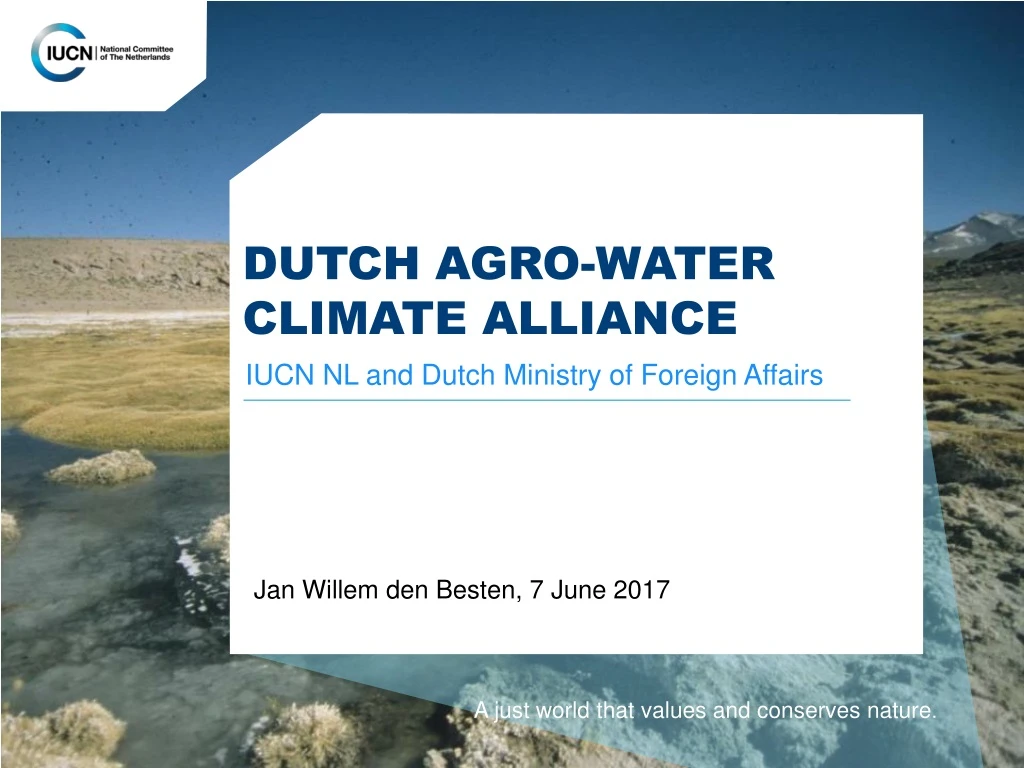 dutch agro water climate alliance
