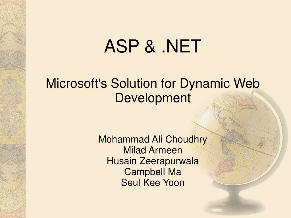 asp net microsoft s solution for dynamic