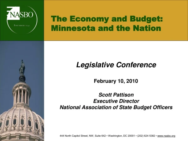 The Economy and Budget: Minnesota and the Nation