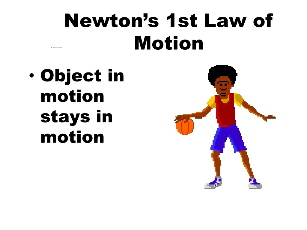 newton s 1st law of motion
