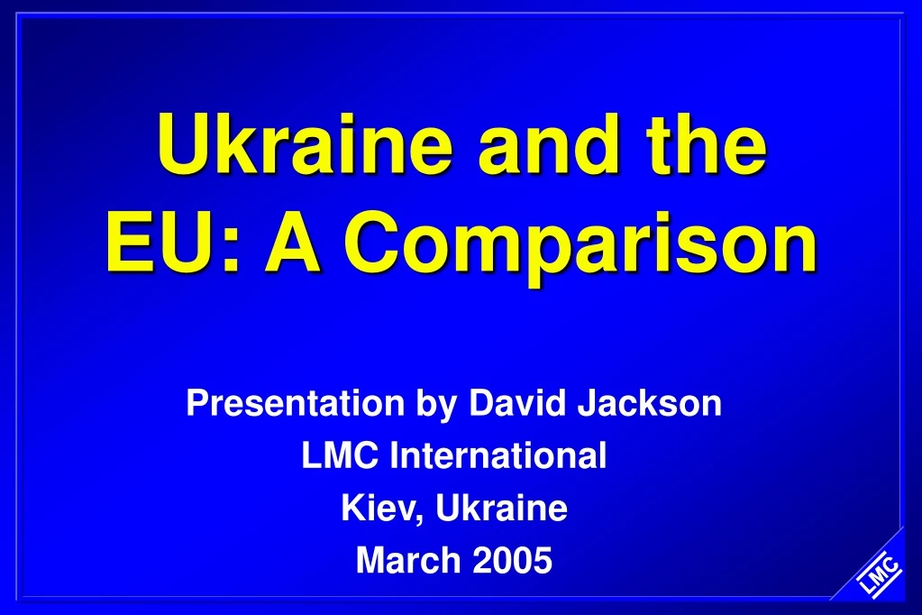 ukraine and the eu a comparison