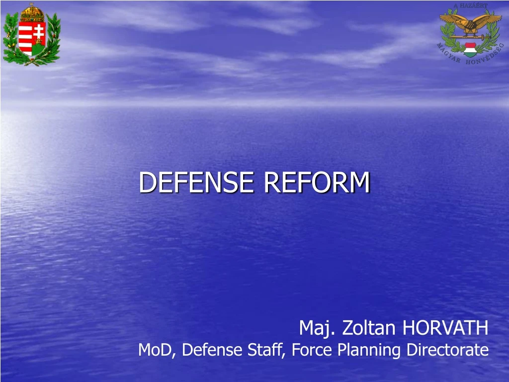 defense reform