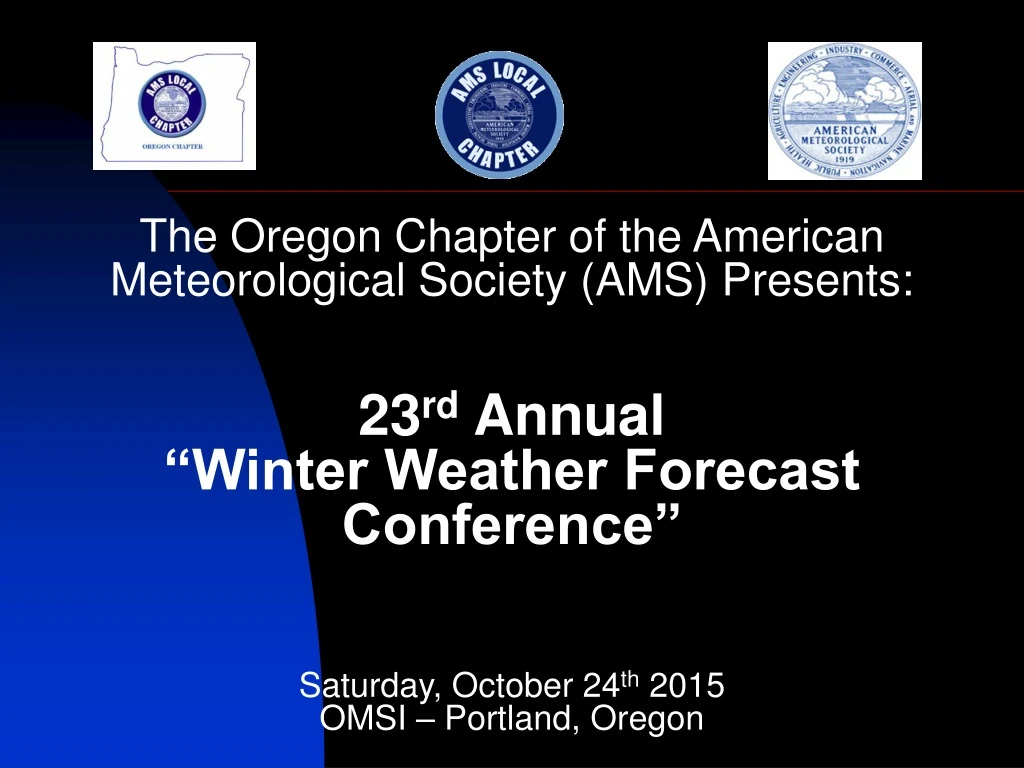 the oregon chapter of the american meteorological