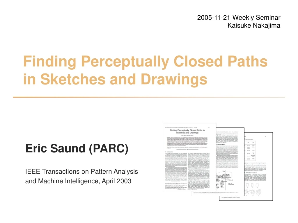 finding perceptually closed paths in sketches and drawings