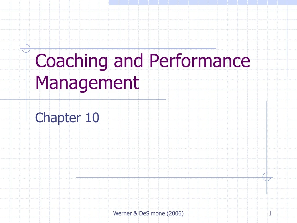 coaching and performance management