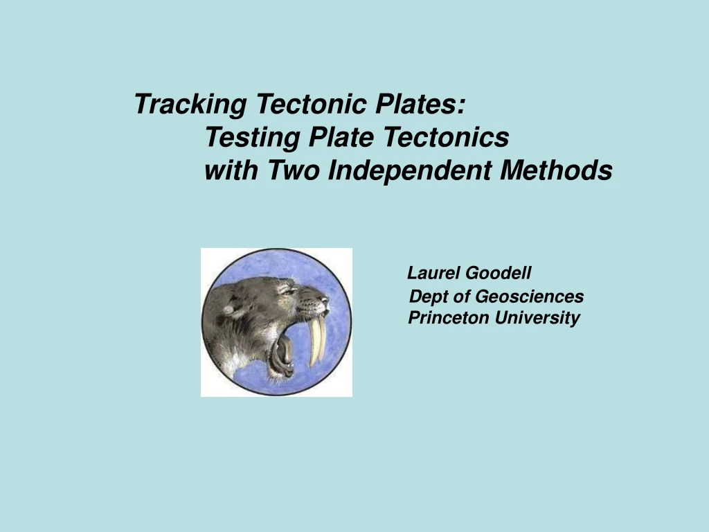 tracking tectonic plates testing plate tectonics