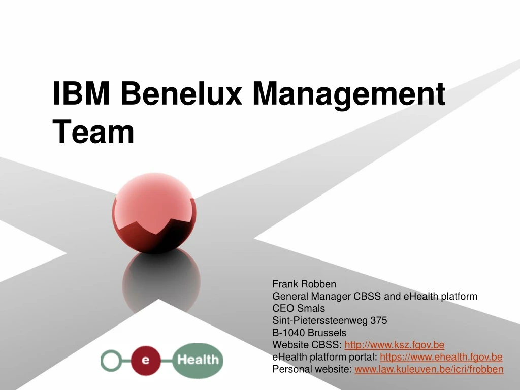 ibm benelux management team