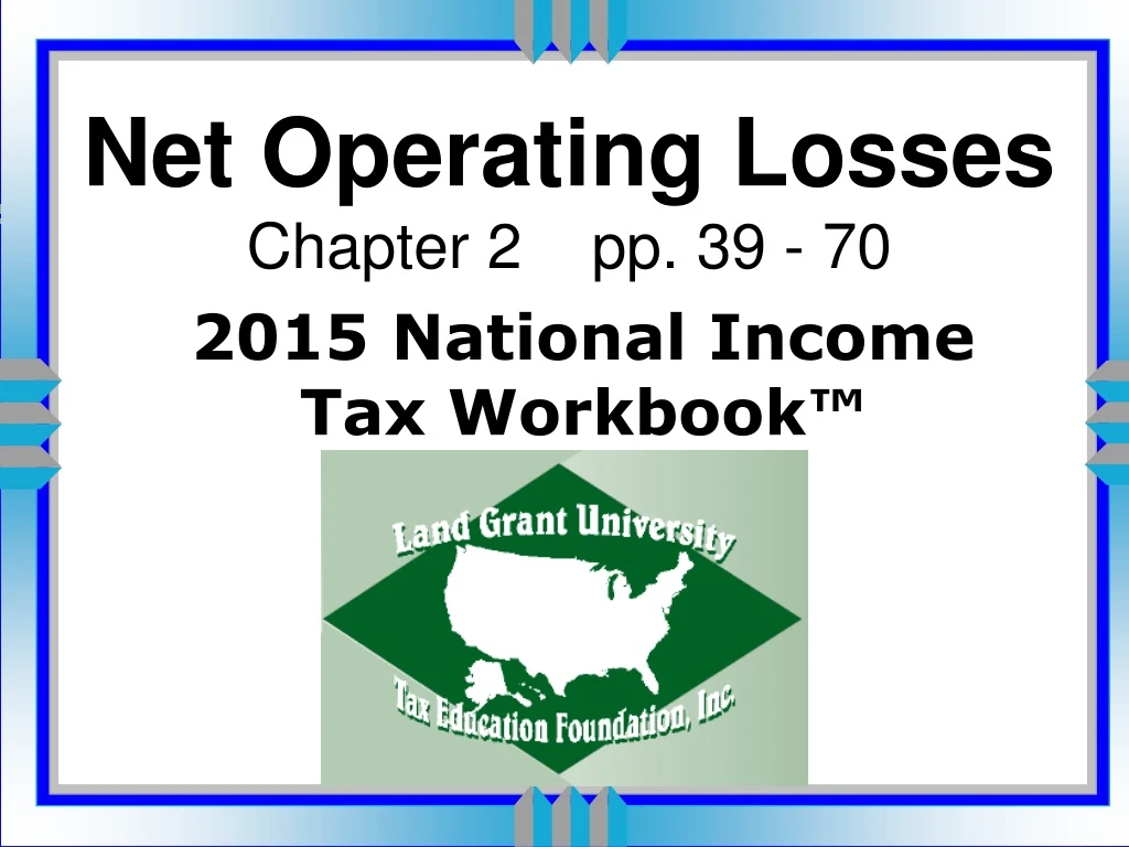 net operating losses chapter 2 pp 39 70